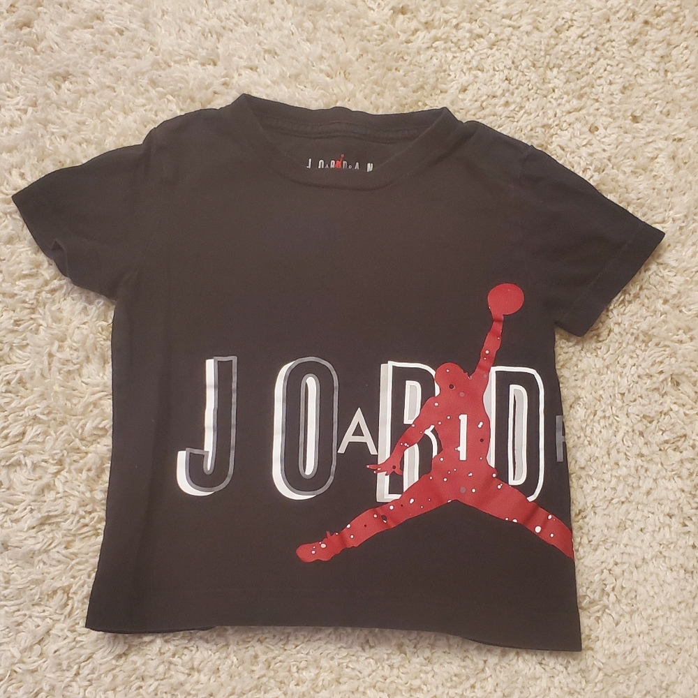 5 For $25 Jordan Black Tee Jumpman Graphic Toddler Size 3T
